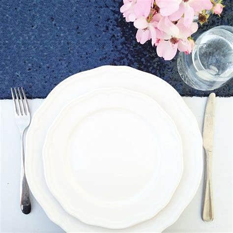 JYFLZQ Navy Blue Sequin Table Runners 12" x 108" Pack of 10 Sparkly Navy Metallic Table Runner Glitter Sequin Runner for Table Birthday Party Event Decorations