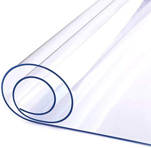 LovePads Clear Table Cover Protector, 24 x 36 Inch 2mm Thick Plastic Table Cover, Table Protector for Dining Room Table, Waterproof Dresser Cover Top for Kitchen, Coffee, Writing Desk