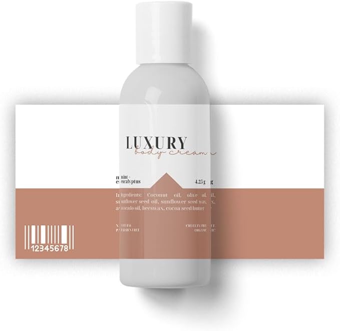 600 Printable Small Bottle Labels for 2 oz. and 4 oz. Bottles, 4 x 1.5 inches