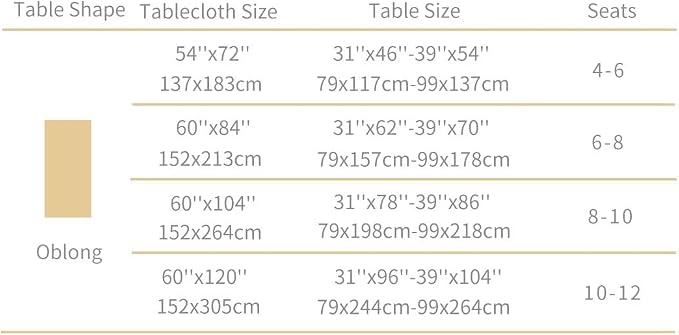 Simple&Opulence Premium 100% Linen Hemstitch Tablecloth-60 x 84 Inch Natural Linen, Natural Fabric, Rectangular Tablecloth for Indoor and Outdoor Use