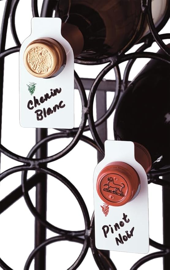 Wine Bottle Tags Reusable (50) | C-8073, #1386 by Franmara