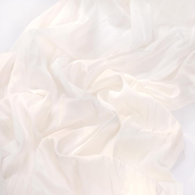 Ivory White Cheesecloth Table Runner 12pcs Mother's Day 10FT Boho Rustic Sheer Gauze Cheese Cloth Table Runner 35x120 Inch for Spring Wedding Bridal Baby Shower Birthday Home Decor