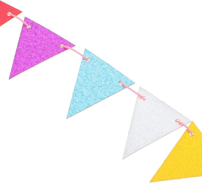 5pcs Flag Cake Insert Top Hat Decor Cake Picks Birthday Cake Topper Cake Banner Bunting Bamboo Wedding