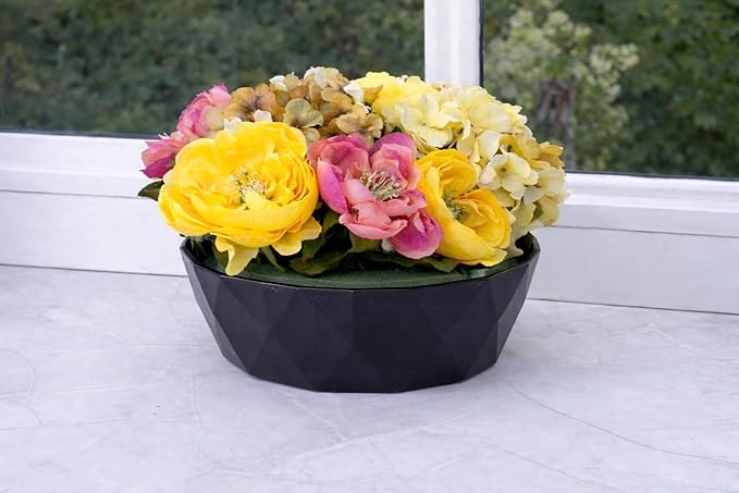 FLOFARE Pack of 6 Floral Foam Round Blocks for Flower Arrangements, Green Florist Flower Foam for Fresh & Artificial Flowers, 7.8" Wedding & Party Décor