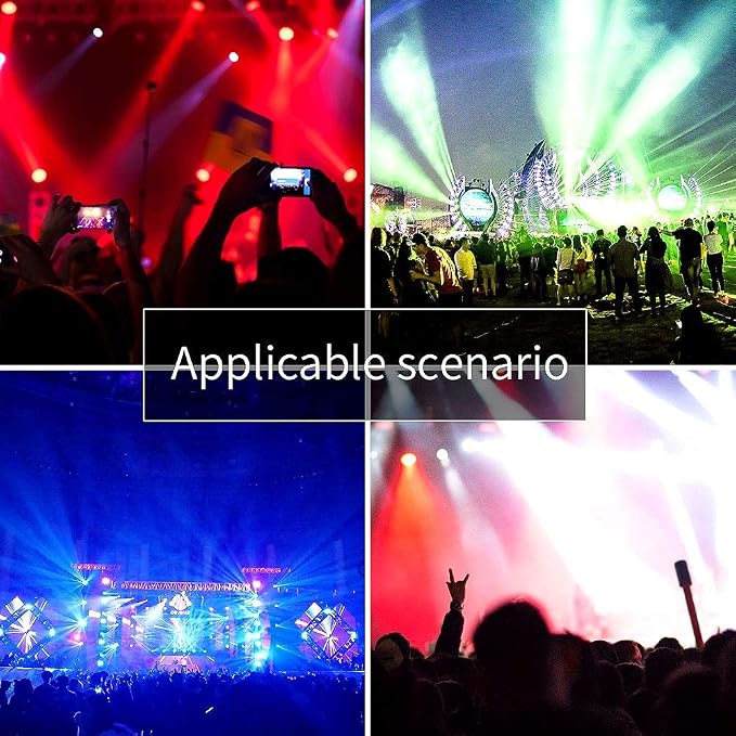 U`King LED Par Lights DJ Stage Light RGB 36 LED with Sound Activated Remote Control DJ Uplighting for Wedding Party Club Christmas Stage Lighting (8 Packs)