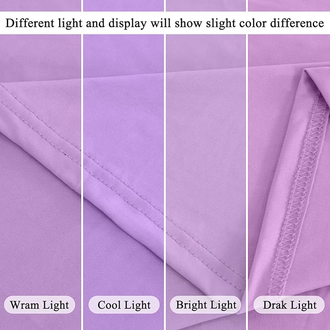 Lavender Wedding Arch Cover 3.3x6.6FT Spandex Arch Covers Stretchy Backdrop Double Sided Arch Backdrop Cover Chiara Backdrops Stand Cover Fabric for Birthday Party Banquet Decoration
