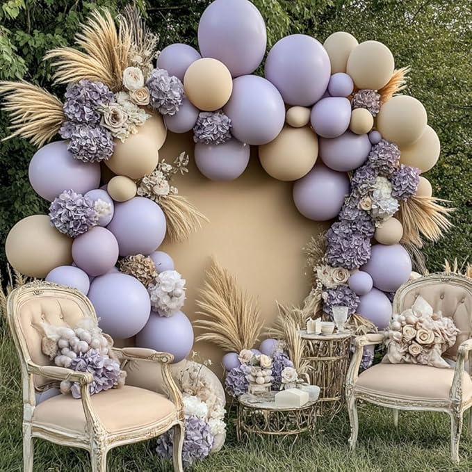 White Sand Balloon Double Stuffed Cream Off White Balloons Different Sizes Light Grey Latex Balloon Garland Pastel Balloons Arch Kit For Neutral Baby Shower Bridal Wedding Birthday Party Decor