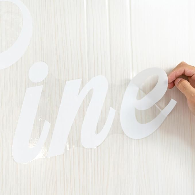 On Cloud Nine Party Decal Sign - Cloud Nine Baby Shower Decor, Decal Sticker for Wall, Mirror or Acrylic, White