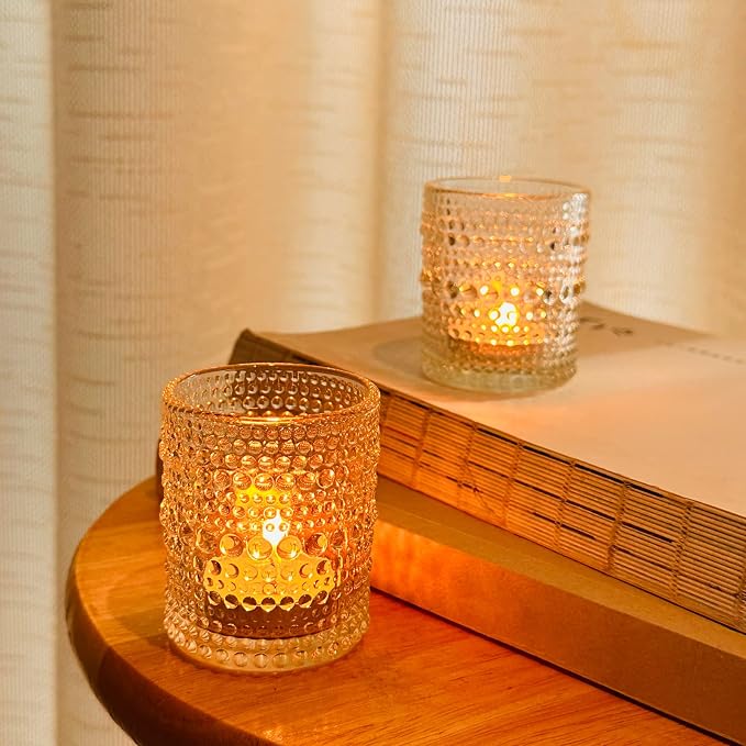 72pcs Votive Candle Holders - Wedding Decor, Clear Glass DIY Wax Filling Votives Candle Holders, Tea Light Candle Holder for Birthday Home Table Decoration(Clear,72)