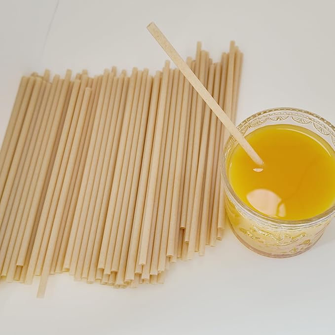 200PCS Disposable Bagasse Straws,8.27'' Straight Flat Straw,0.22'' Diameter,Eco-friendly Sugarcane Drinking Biodegradable Straw for Party,Juice,Cocktail,Kitchen,Club,Drinks, Milk, Soda (200)