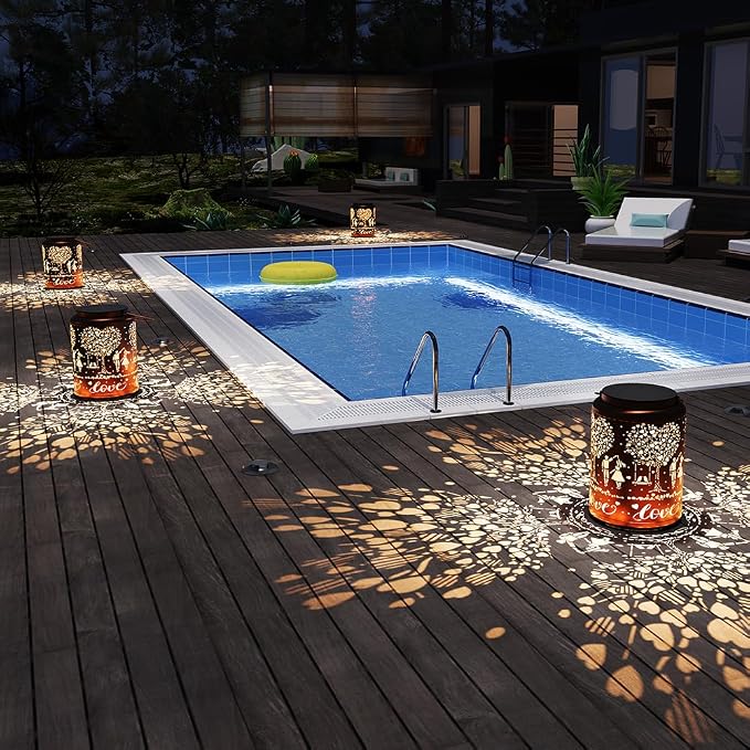 Solar Lanterns Outdoor Garden Decor Gifts for Her Wife Husband Him Couple Ideal Gift for Wedding Romantic Birthday Anniversary Valentines Bridal Shower