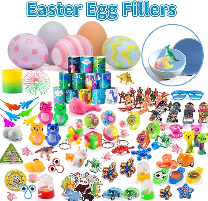 300 PCS Party Favor for Kids Goodie Bags Stuffers, Prize Box Toys for Kids Classroom Bulk, Small Fidget Toys Pinata Egg Fillers, Treasure Chest for Students Rewards, Carnival Prizes, Birthday Gifts
