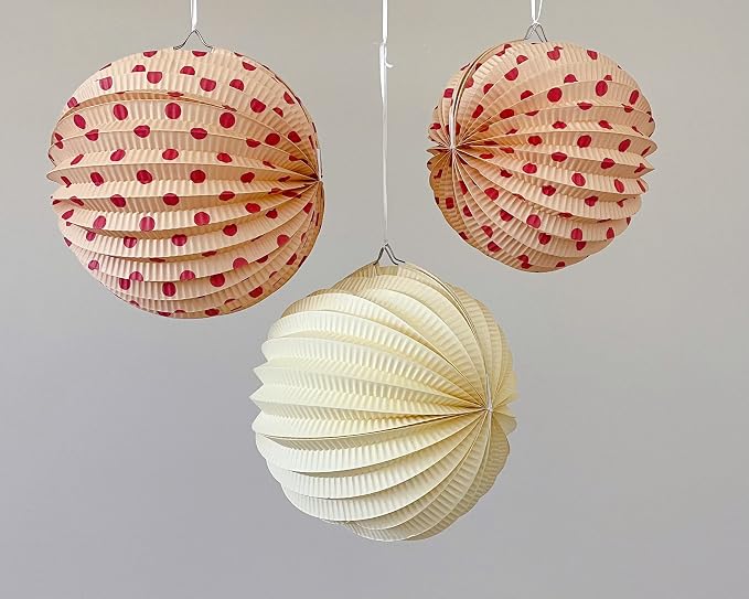 PapaKit 16pc Dusty Rose & Rose Gold Party Decorations - Premium Tissue Paper Pom Poms, Honeycomb Balls & Accordion Lanterns - Elegant Backdrop for Weddings, Bridal Showers, Baby Showers & Birthdays