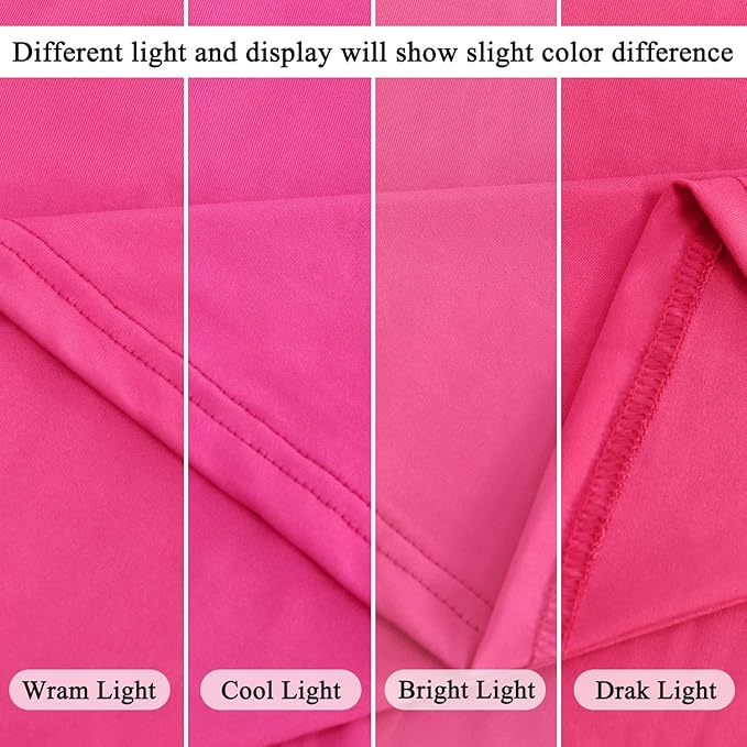 Hot Pink Arch Cover 7.2FT Spandex Arch Cover Balloon Arch Stand Cover Round Top Arches Covers Chiara Arched Covers Stretchy Backdrop Arches Wall Backdrop Covers for Wedding Arched Frame Panel