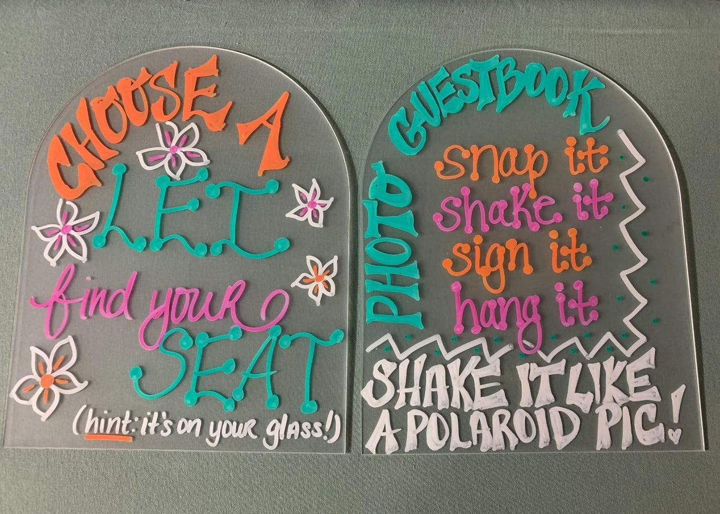 6 Pack 8x10 Inch Clear Arch Acrylic Sign with Stands, Blank Table Signs, Arched Round Top Acrylic Sheet, DIY Arch Signs Blank for Wedding Table Number Menu Bar List Sign