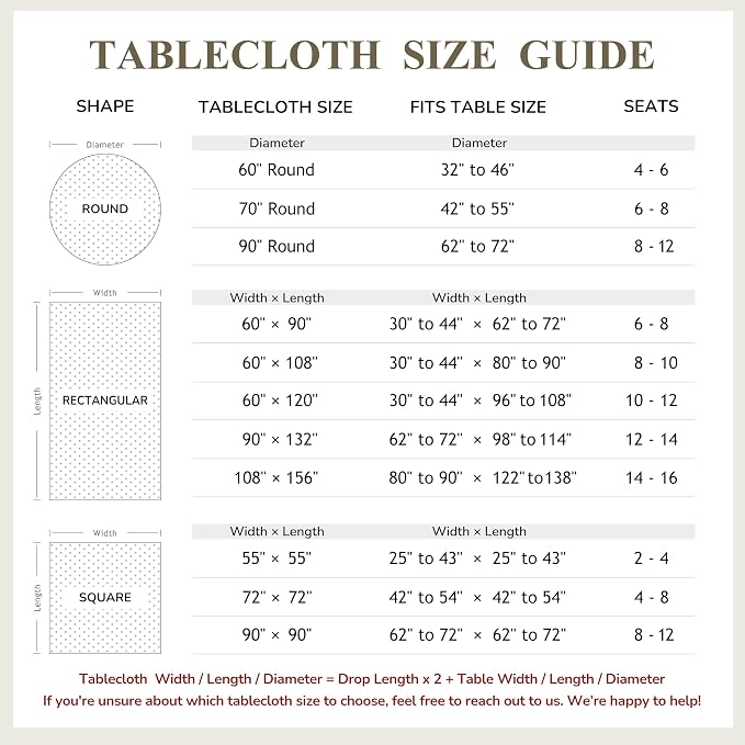 Linen World Round Linen Blend Tablecloth 90" Inch,Linen Loook Soft Cool & Breathable,Machine Washable Natural Table Cloth for Dining, Kitchen, Outdoor, Easter-Creamy White