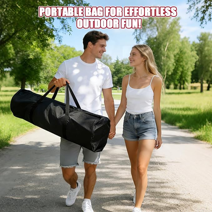 Giant 3-in-1 Outdoor Backyard Party Game Set – Bucket Golf, Yard Pong Basketball & Toss Games – Large Outdoor/Indoor Lawn Games for Adults & Families, Beach & Camping