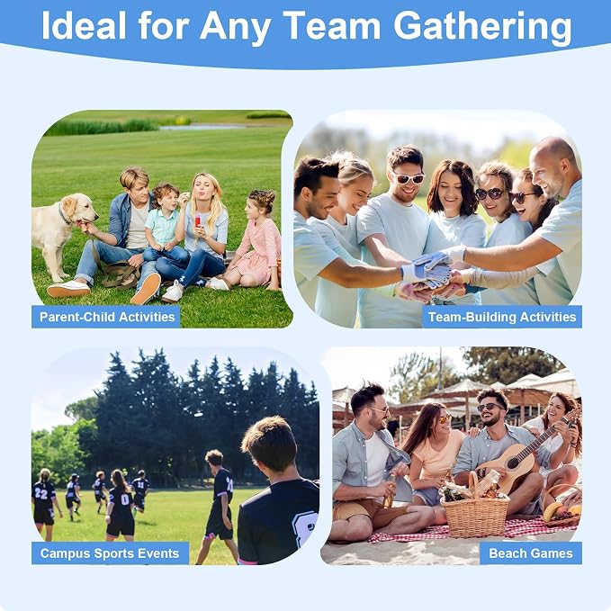 Granny Pants Yard Game Set, Oversized Pants with Bouncy Balls, Pumps & Flags, Giant Outdoor Tossing Games for Adults Family Birthday Backyard Party Team-Building Gatherings