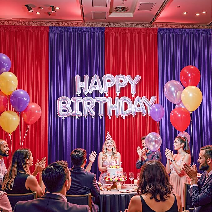 20ftx10ft Red Sequin Backdrop Curtain Panels for Parties, 4 Panels Wrinkle Free Glitter Photo Backdrop Drapes Shimmer Back Drop Cloth for Wedding Birthday Christmas Photography Background