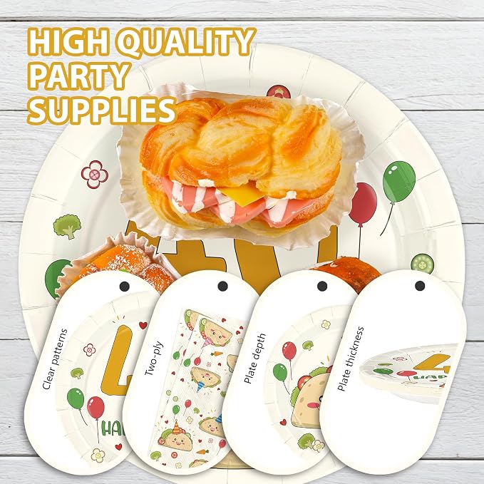 96Pcs Taco 40th Birthday Party Decorations Taco 40th Bout Plates and Napkins Mexican Fiesta Decoration for Men Women 40 Year Old Cinco De Mayo Fiesta Mexicano Summer Birthday Party Supplies Serves 24