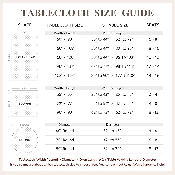 Linen World Linen Tablecloth 72x72 Inch, Square Tablecloth Luxury Texture & Linen Look – Soft, Cool & Breathable Linen Blend Tablecloth for Dining, Kitchen, Outdoor, Easter-Sand Beige