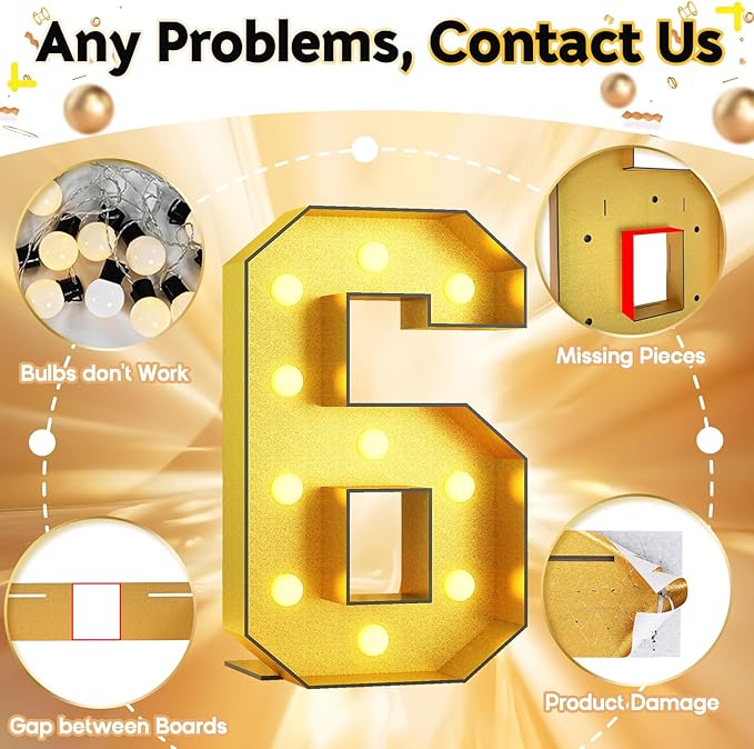 4FT Light Up Numbers 60, Number 60 Marquee Large Light Up Numbers Frame Marquee Mosaic Number for 60th Birthday, Giant Light Up Number DIY Frame Pre-Cut Foam Board Kit for Graduation Anniversary Party