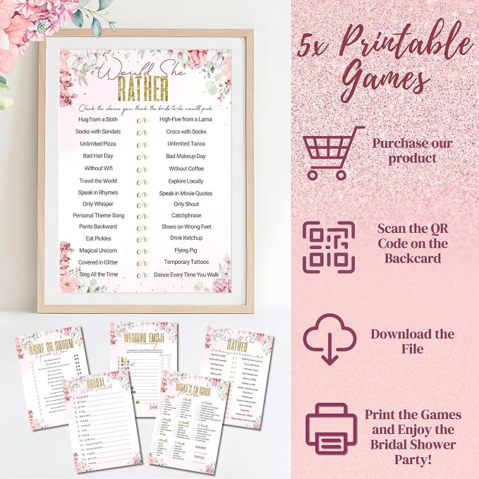 189 pc Premium Bridal Shower Party Decorations – Balloons, Bride to Be Sash, Veil, Headband, Backdrop, Props – Pink Bachelorette Party Decorations for Engagement, Rose Gold Bridal Shower Decorations