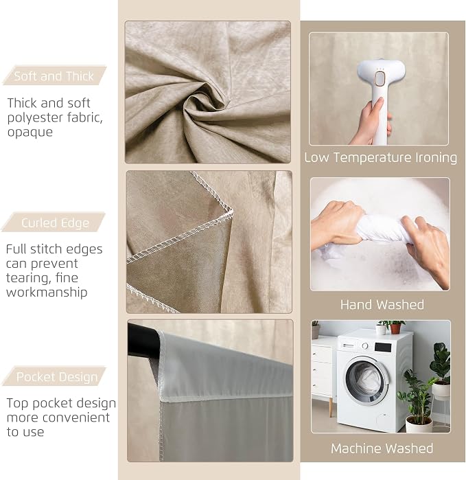 6.5x6.5 ft Photo Backdrop Stand with 6Wx8H ft Abstract Backdrop,Beige | 2-in-1 Portable, 6.5Wx6.5H ft Adjustable Stand, 6Wx8H ft Abstract photography background, 8 Clamps, Storage Bag Included