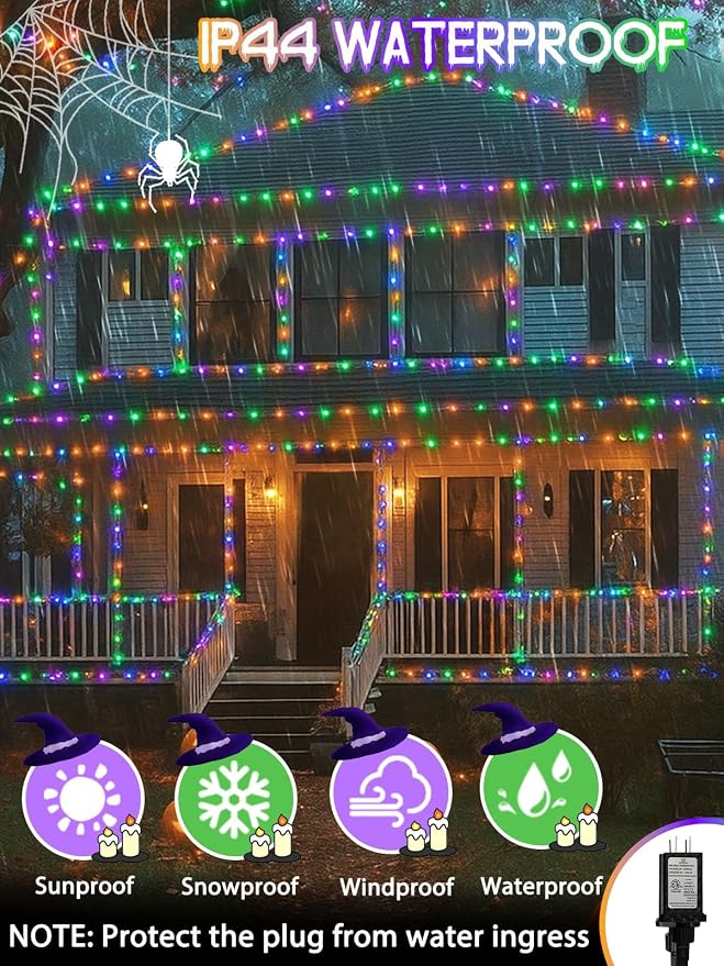 Smart Color Changing Christmas Lights with Remote & App Control, 198 FT 600 LED RGB String Light with Timer, Music Sync Multiple Modes Twinkle Christmas Tree Light Waterproof Indoor Outdoor Xmas Decor