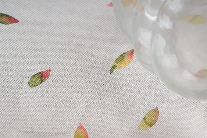 Maison d' Hermine Table Cloth Rectangle Table 100% Cotton 70 x 120 Inches Fall Tablecloth Reusable Everyday Use for Thanksgiving Christmas Decorations Dining Farmhouse Party (Pumpkin Passion)