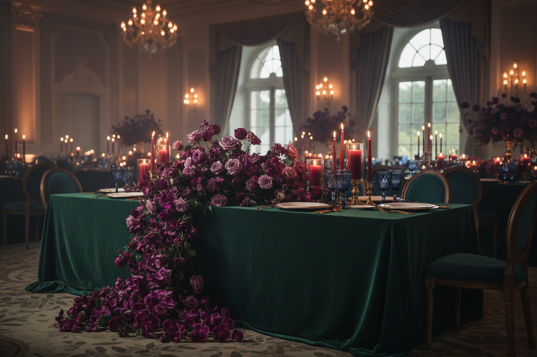 2026 Wedding Color Trends: How to Master Deep Jewel Tones for a Premium Vibe