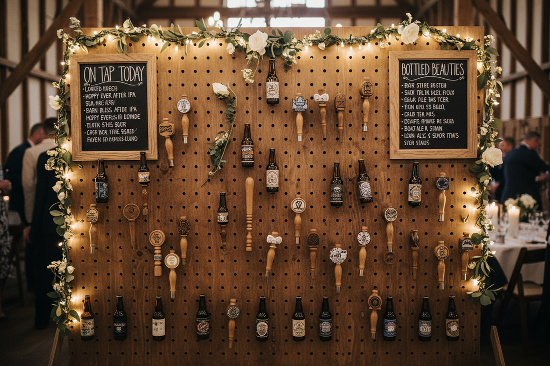 Best Craft Beer Wall Ideas for Weddings
