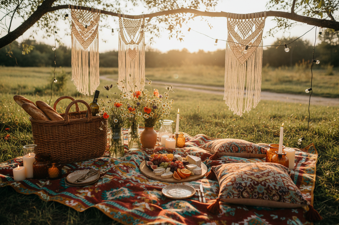 Boho Picnic Setup: Best Outdoor Decor Ideas for a Dreamy Day Out