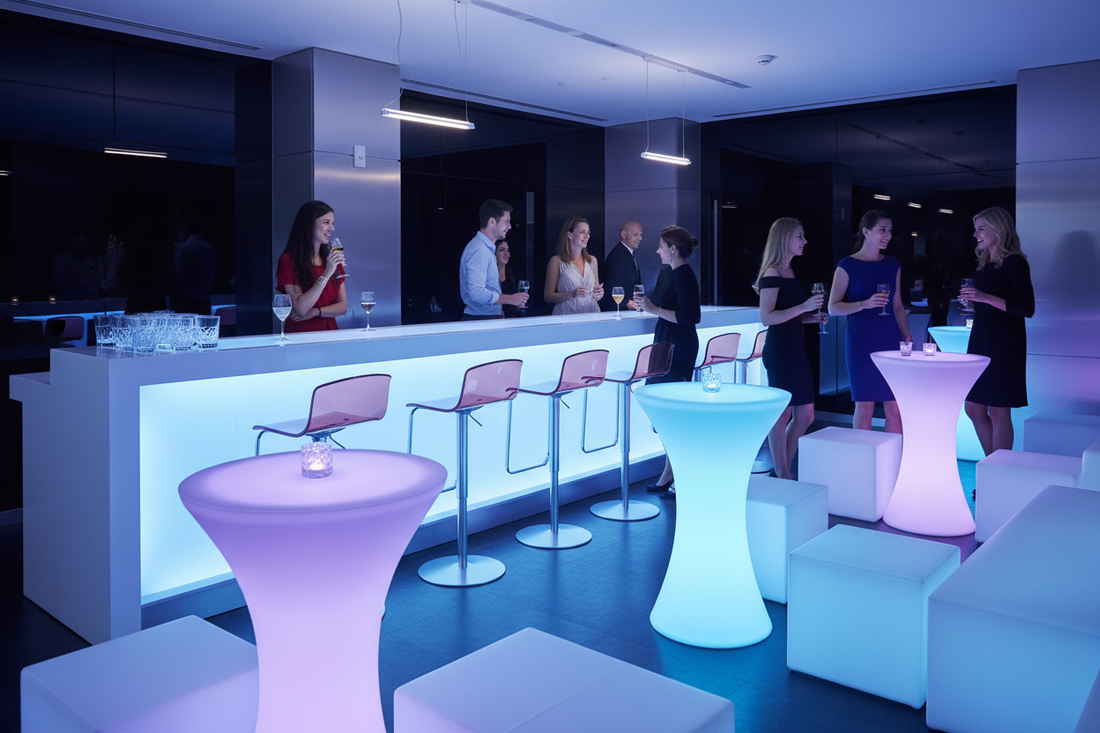 LED Furniture Trends for Modern Lounges