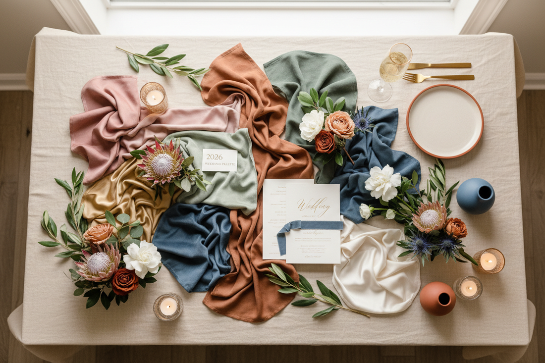 Modern Wedding Color Palettes for 2026: What's Trending Right Now