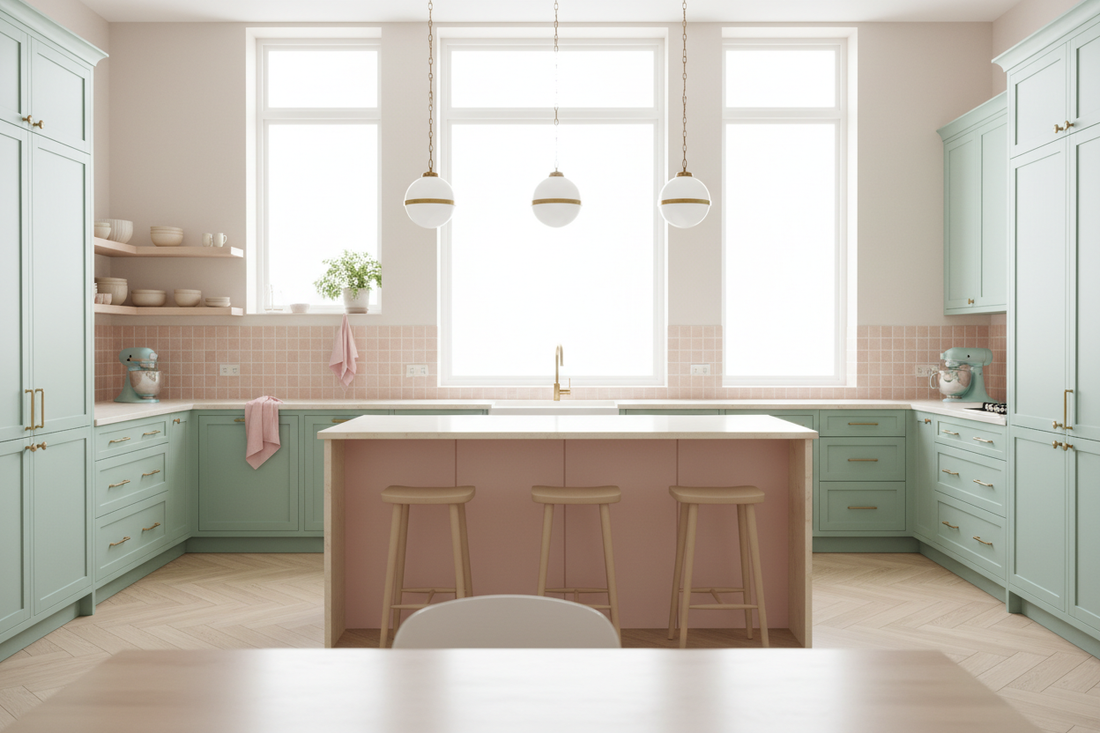 Pastel Revivals in Modern Kitchen Design