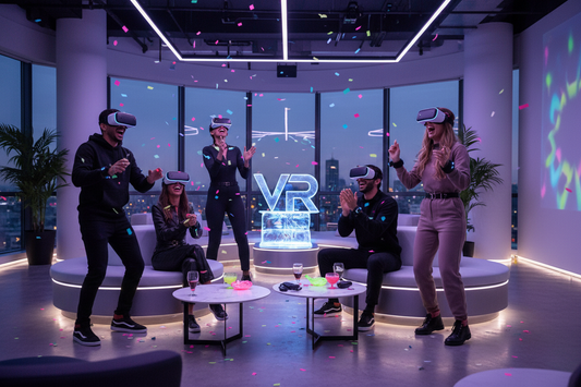 Virtual Reality Party Games for Groups