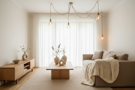 Warm Minimalist Living Room Inspiration