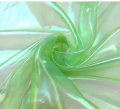 Olive Drab Iridescent Organza Fabric for Wedding & Halloween, 11 Yard Long, 59-Inch Wide, Perfect for DIY, Photography Scene Arrangement, and Personalized Clothing Production