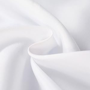 6 Pack White Round Tablecloths 90 Inches Table Cloth Stain and Wrinkle Resistant Washable Polyester Table Cover Fabric for Party, Wedding,Dining,and Banquet Decoration