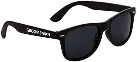 LADY&HOME Bachelor Party 7pcs Wedding Sunglasses for Groom, Best Man, Groomsmen Gifts Wedding Favor