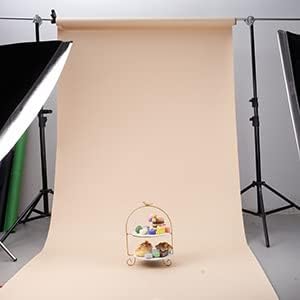 Yizhily Seamless Wheat Backdrop Paper Roll, 53" x 16.4', Heavyweight MatteWheat Photo Background for Small Studio Headshots, Tabletop Product & Food Photography