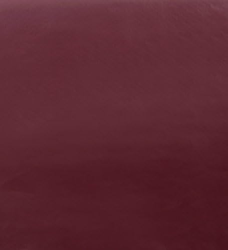 Yourtablecloth Heavy Duty Vinyl Rectangle or Square Tablecloth – 6 Gauge Heavy Duty Tablecloth – Flannel Backed – Wipeable Tablecloth with Vivid Colors & Many Sizes 52 x 120 Burgundy