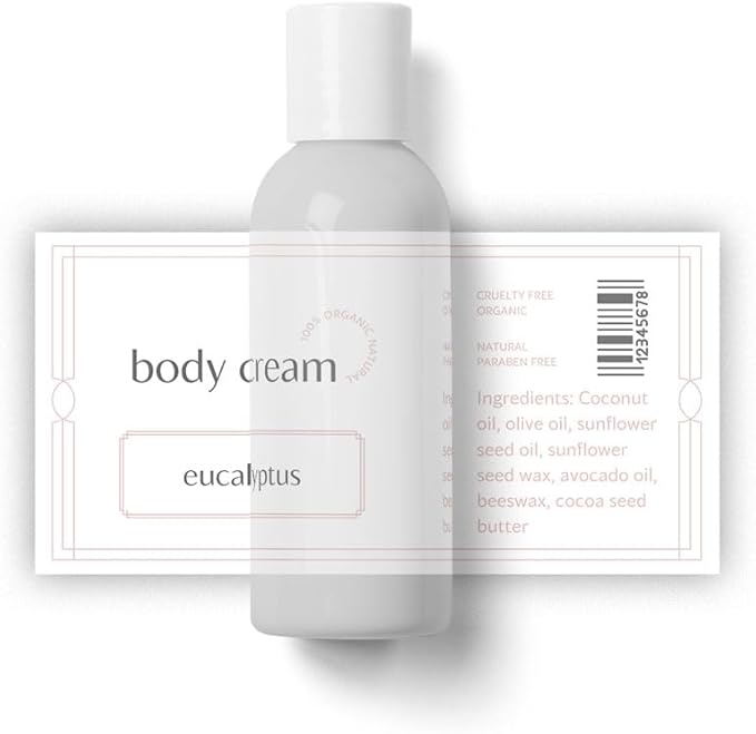 600 Printable Small Bottle Labels for 2 oz. and 4 oz. Bottles, 4 x 1.5 inches