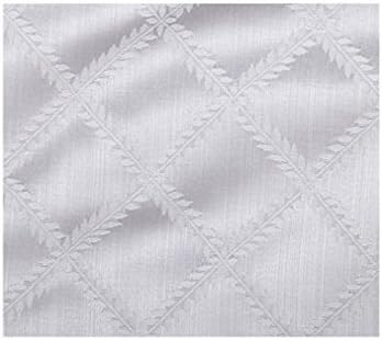 Lenox Laurel Leaf Tablecloth, Platinum - 70"W x 144"L