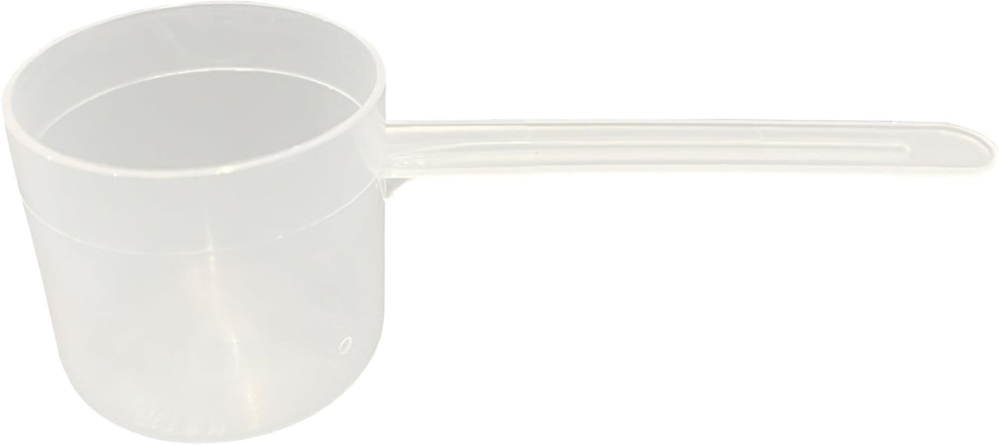 63 mL (63 CC | 2.13 Oz.) Long Handle Scoop for Measuring Coffee, Pet Food, Grains, Protein, Spices and Other Dry Goods (Pack of 5)
