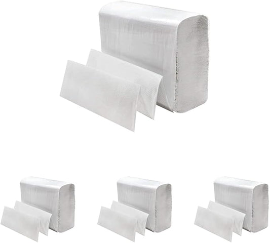 Perfect Stix White MultiFold Paper Towels- Total 4000 Towels. 9.2 x 9.2 Sheets.,250 Count (Pack of 16)