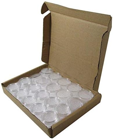 Guardhouse 22mm Direct Fit Coin Capsule for ¼ Ounce American Gold or Platinum Eagle or Other Similar Sized Coins Pack of 50