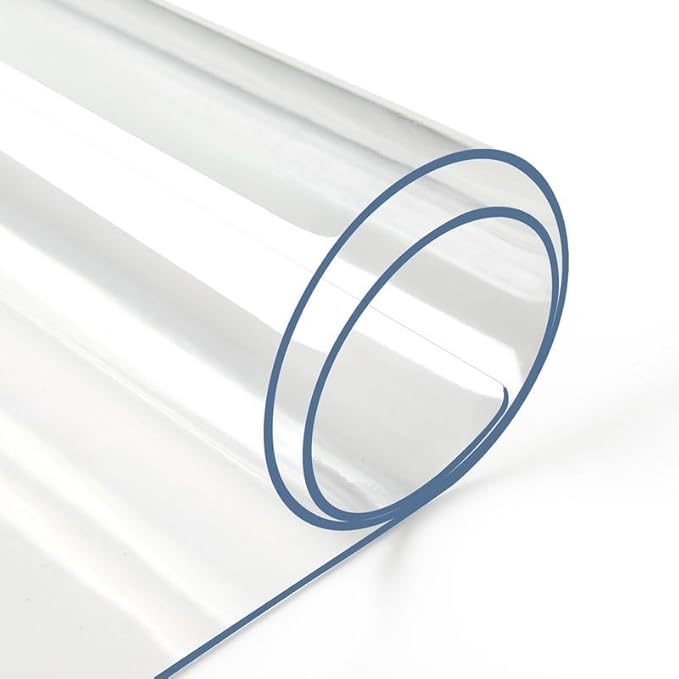 Deep Dream 2.0mm Clear Desk Cover Protector, 20×72 Inch Clear Table Protector, Rectangular Vinyl Desk Pad, PVC Plastic Table Cover for Office, Dresser, Night Stand, Computer & Writing Desk Tabletop