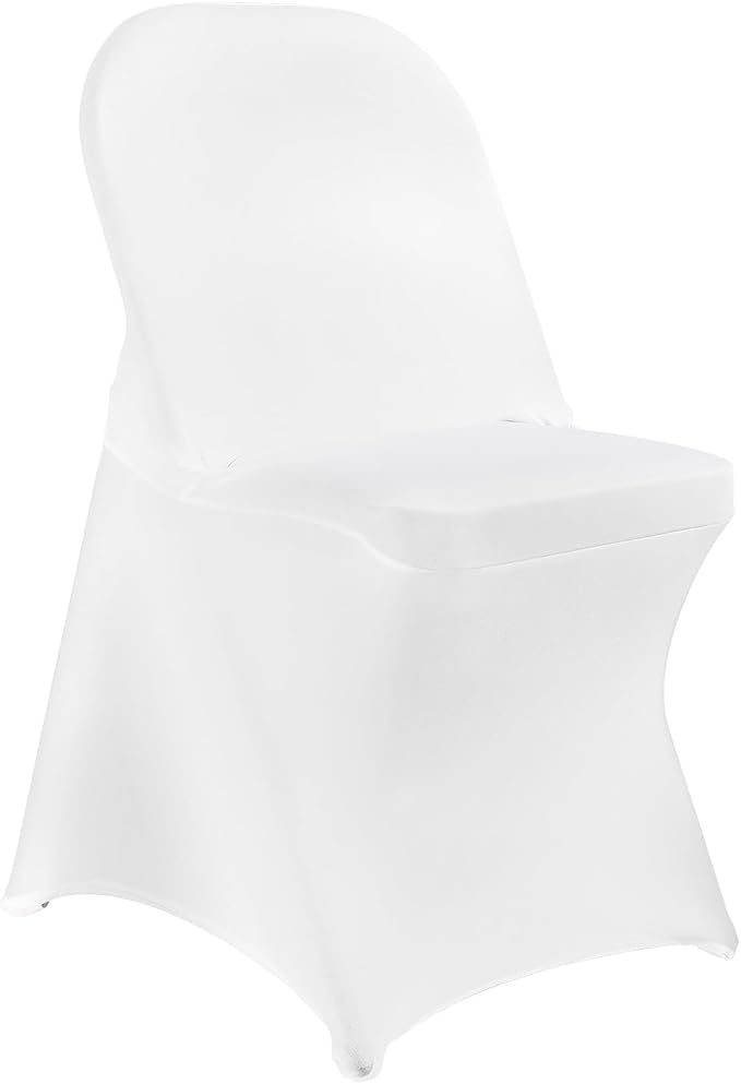 Stretch Spandex Chair Covers - 30 PCS, Folding Kitchen Chairs Cover, Universal Washable Slipcovers Protector, Removable Chair Seat Covers, for Wedding Party Dining Room Banquet Event